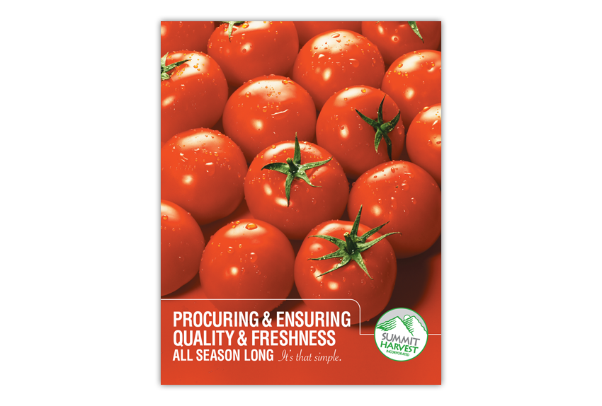 Fresh Produce Sales and Marketing Brochure