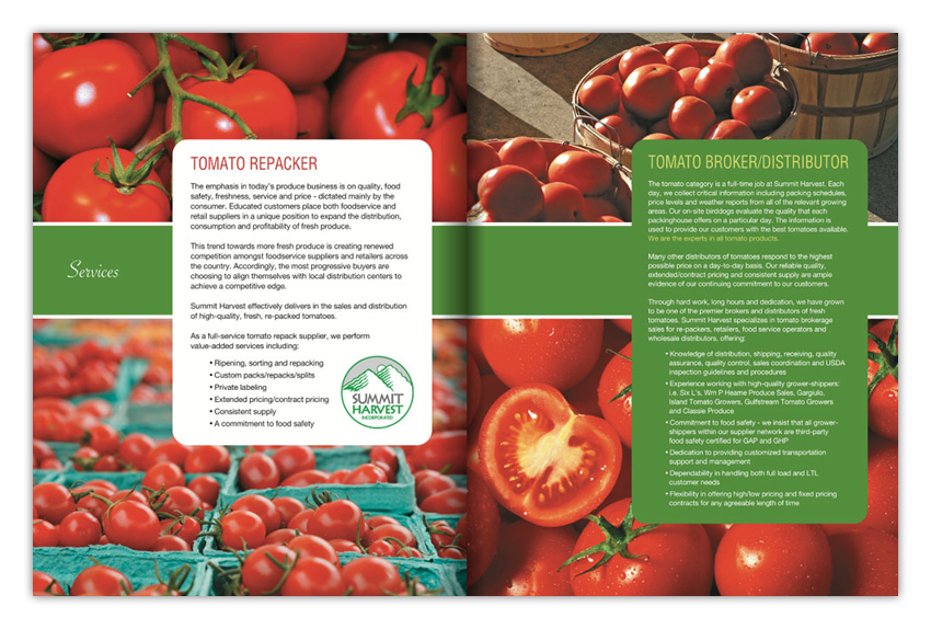 Fresh Produce Sales and Marketing Brochure
