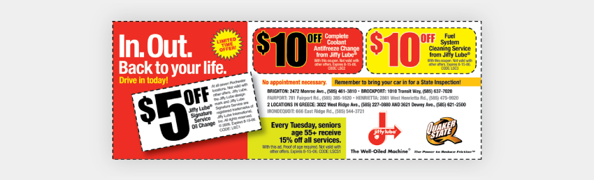 Retail Advertising Direct Response Insert